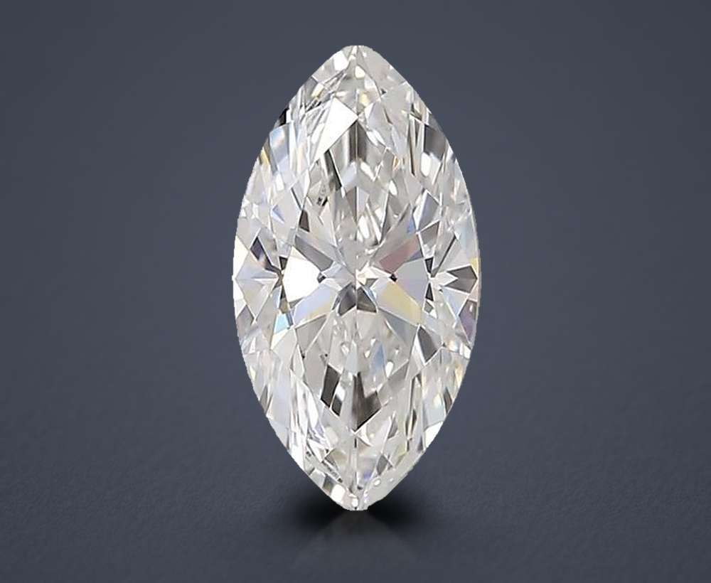 0.65ct D VVS2 Rare Carat Ideal Cut Marquise Lab Grown Diamond