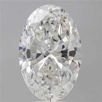 10.00ct F VS1 Rare Carat Ideal Cut Oval Lab Grown Diamond