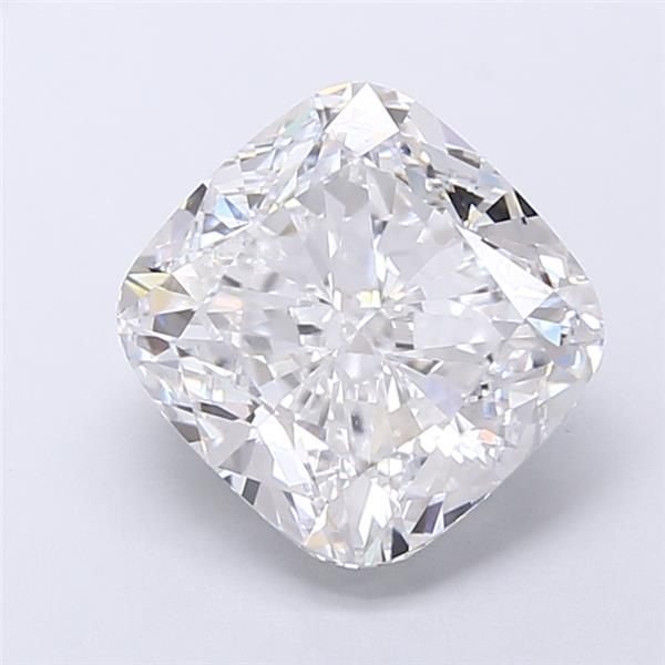 5.05ct E VVS2 Rare Carat Ideal Cut Cushion Lab Grown Diamond