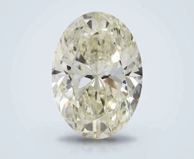 5.03ct K SI1 Rare Carat Ideal Cut Oval Diamond