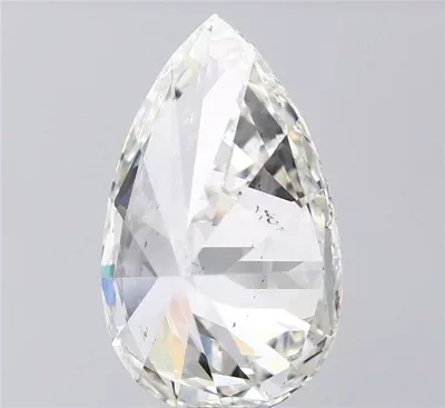 5.23ct J SI2 Rare Carat Ideal Cut Pear Diamond
