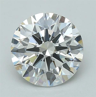 2.26ct F VS1 Rare Carat Ideal Cut Round Lab Grown Diamond