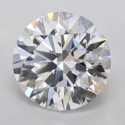3.07ct E VVS2 Rare Carat Ideal Cut Round Lab Grown Diamond