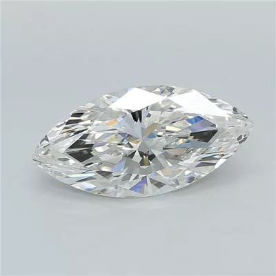 2.52ct F VVS2 Rare Carat Ideal Cut Marquise Lab Grown Diamond