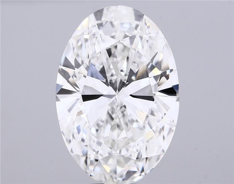 10.09ct F VVS2 Rare Carat Ideal Cut Oval Lab Grown Diamond
