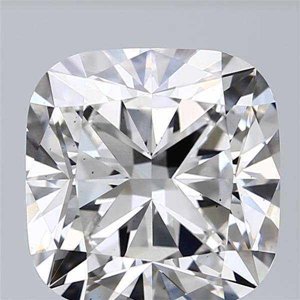 5.61ct F VS2 Rare Carat Ideal Cut Cushion Lab Grown Diamond