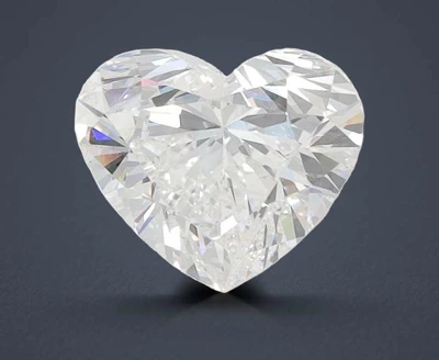 2.10ct E IF Rare Carat Ideal Cut Heart Lab Grown Diamond