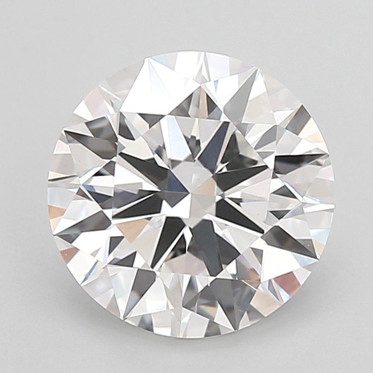 3.02ct F VVS2 Rare Carat Ideal Cut Round Lab Grown Diamond