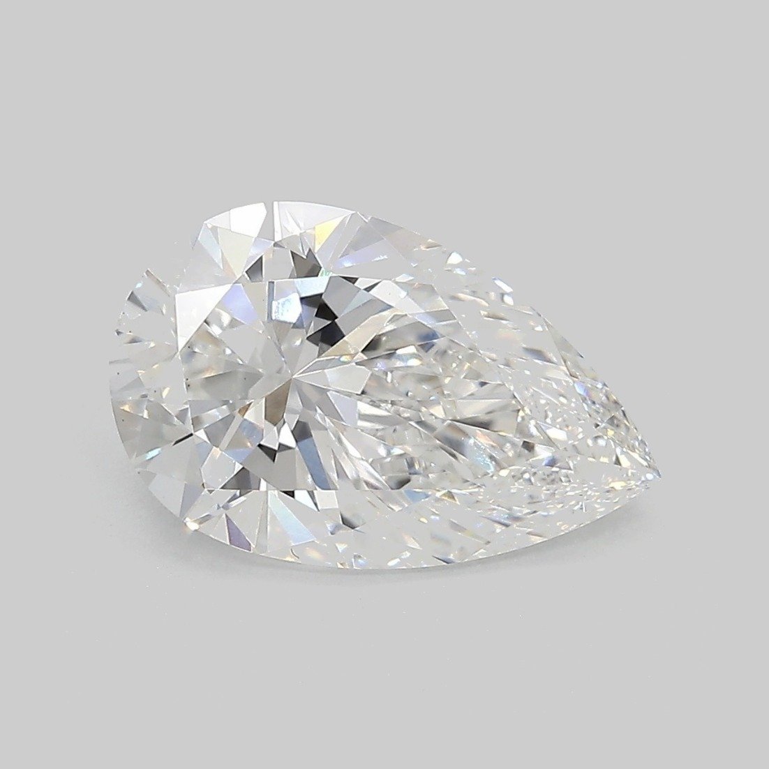 3.51ct E VS1 Rare Carat Ideal Cut Pear Lab Grown Diamond