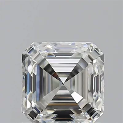 1.10ct H VVS2 Rare Carat Ideal Cut Asscher Diamond