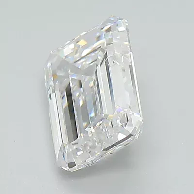 2.04ct D VS1 Rare Carat Ideal Cut Emerald Lab Grown Diamond