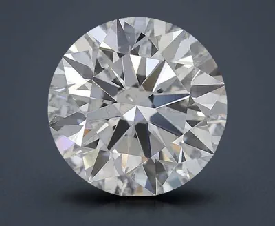 2.81ct F VS2 Rare Carat Ideal Cut Round Diamond