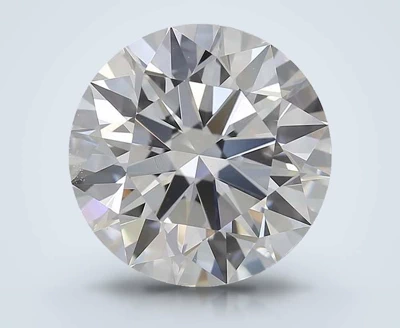 2.81ct F VS2 Rare Carat Ideal Cut Round Diamond