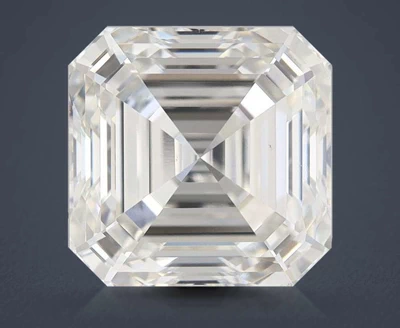 6.13ct G VS1 Rare Carat Ideal Cut Asscher Lab Grown Diamond