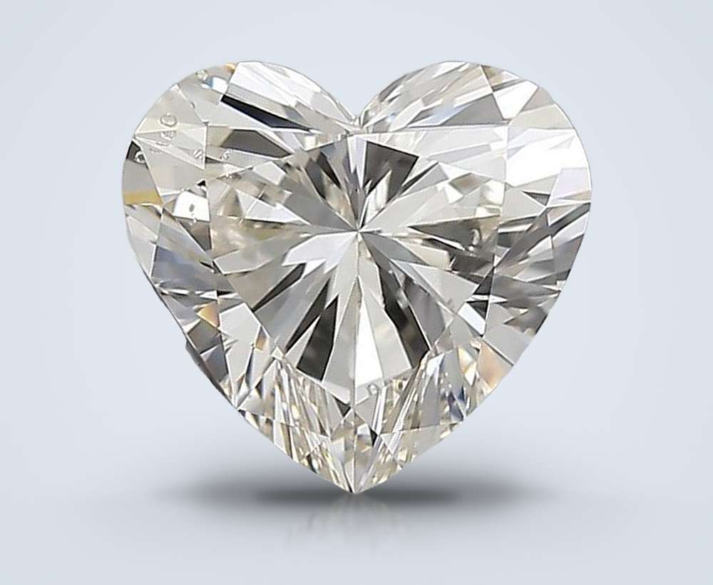 1.70ct K SI2 Rare Carat Ideal Cut Heart Diamond