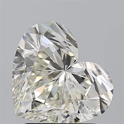 2.21ct K VS2 Rare Carat Ideal Cut Heart Diamond