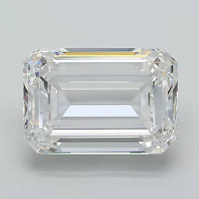 5.00ct E VS2 Rare Carat Ideal Cut Emerald Lab Grown Diamond