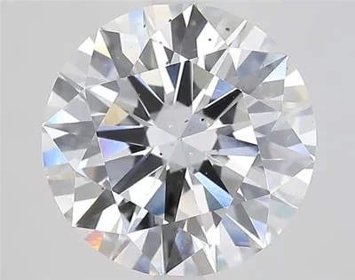 5.01ct F SI1 Excellent Cut Round Lab Grown Diamond