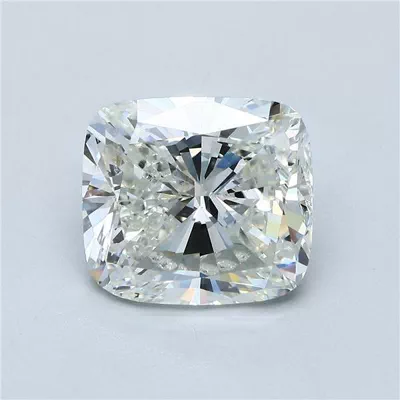 5.04ct J SI2 Very Good Cut Cushion Diamond
