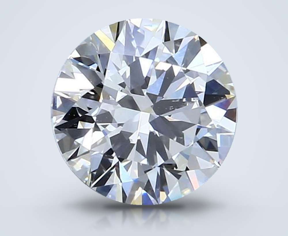 2.01ct I VS2 Rare Carat Ideal Cut Round Diamond