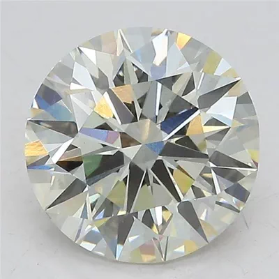 3.19ct J VS1 Rare Carat Ideal Cut Round Lab Grown Diamond