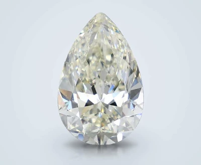 5.23ct K SI1 Rare Carat Ideal Cut Pear Diamond