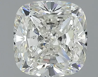 3.01ct J SI2 Rare Carat Ideal Cut Cushion Diamond