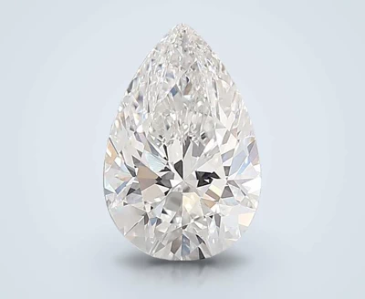 4.09ct E VVS2 Rare Carat Ideal Cut Pear Lab Grown Diamond