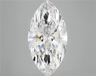 6.11ct E VVS2 Rare Carat Ideal Cut Marquise Lab Grown Diamond