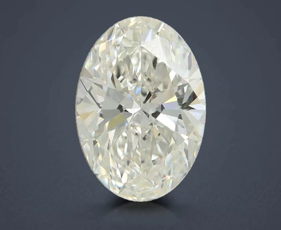 4.10ct F VVS2 Rare Carat Ideal Cut Oval Lab Grown Diamond