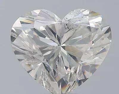5.01ct G SI2 Rare Carat Ideal Cut Heart Diamond