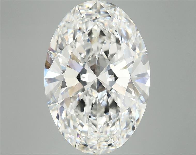 12.08ct F VVS2 Rare Carat Ideal Cut Oval Lab Grown Diamond