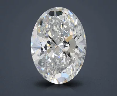 2.59ct D VVS2 Rare Carat Ideal Cut Oval Lab Grown Diamond