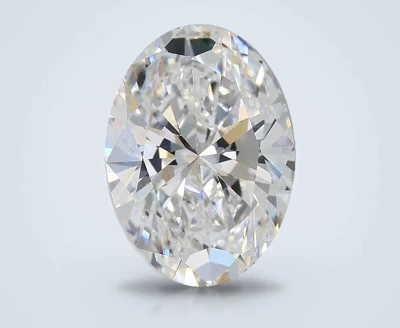 2.59ct D VVS2 Rare Carat Ideal Cut Oval Lab Grown Diamond