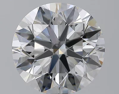 8.37ct H VVS1 Rare Carat Ideal Cut Round Diamond