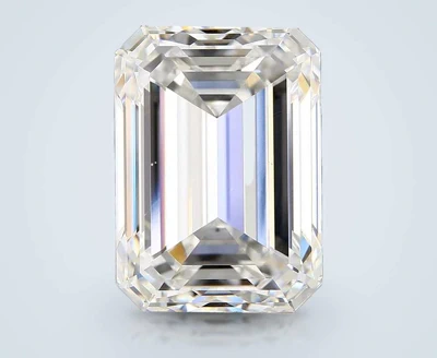 7.03ct F VS2 Rare Carat Ideal Cut Emerald Diamond