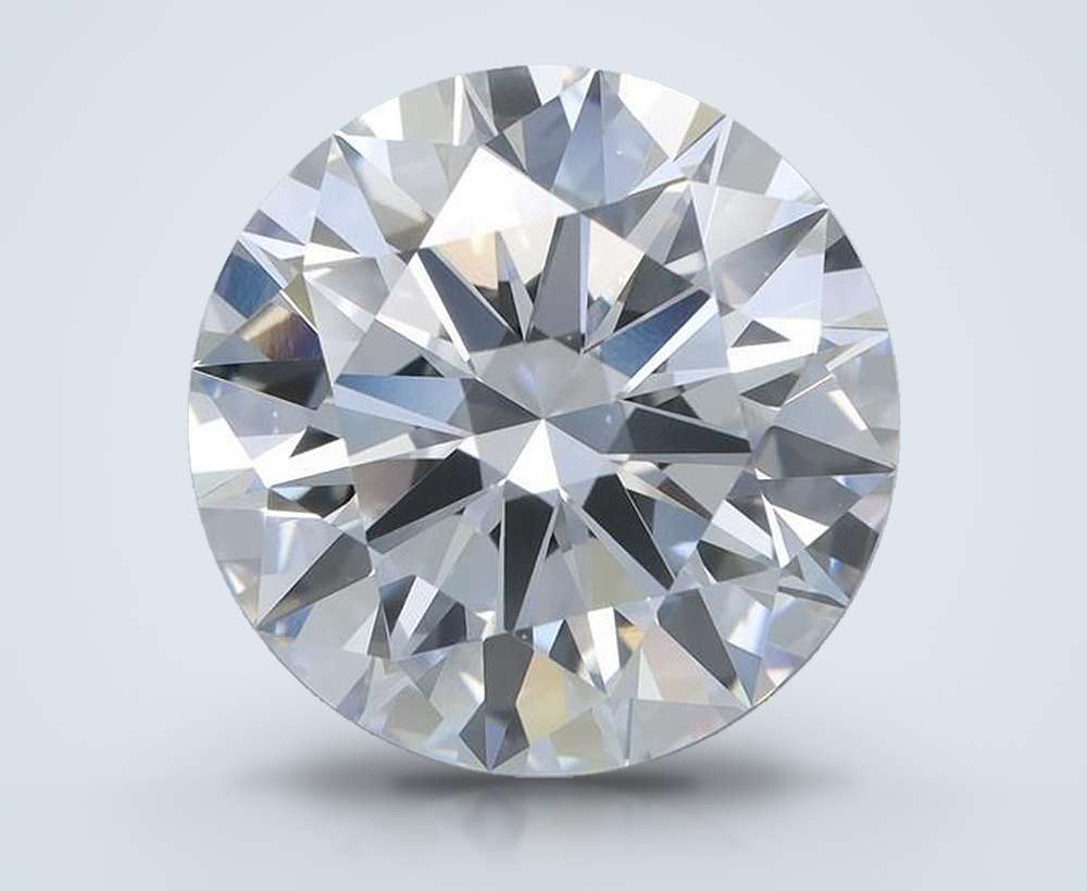 7.03ct E VVS2 Rare Carat Ideal Cut Round Lab Grown Diamond