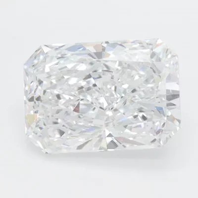 2.10ct D VVS1 Rare Carat Ideal Cut Radiant Lab Grown Diamond