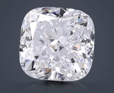 2.07ct D VVS1 Rare Carat Ideal Cut Cushion Lab Grown Diamond