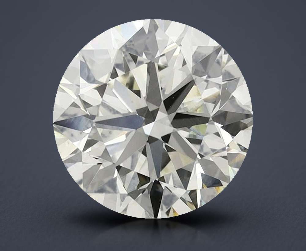 3.09ct J VS1 Very Good Cut Round Lab Grown Diamond