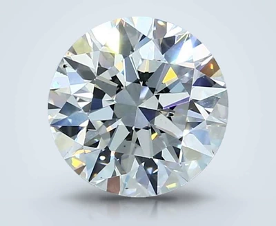 2.54ct F VS2 Rare Carat Ideal Cut Round Diamond