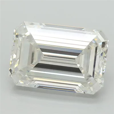 5.06ct F VS1 Rare Carat Ideal Cut Emerald Lab Grown Diamond
