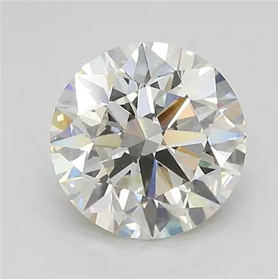2.18ct J VS2 Rare Carat Ideal Cut Round Lab Grown Diamond