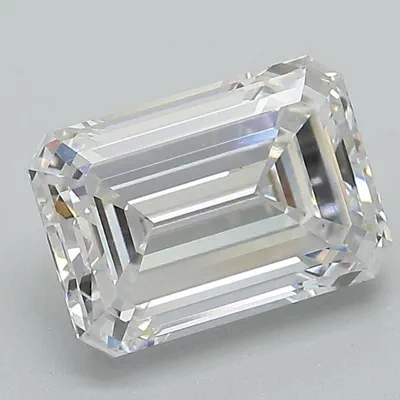 2.59ct E VS1 Excellent Cut Emerald Lab Grown Diamond