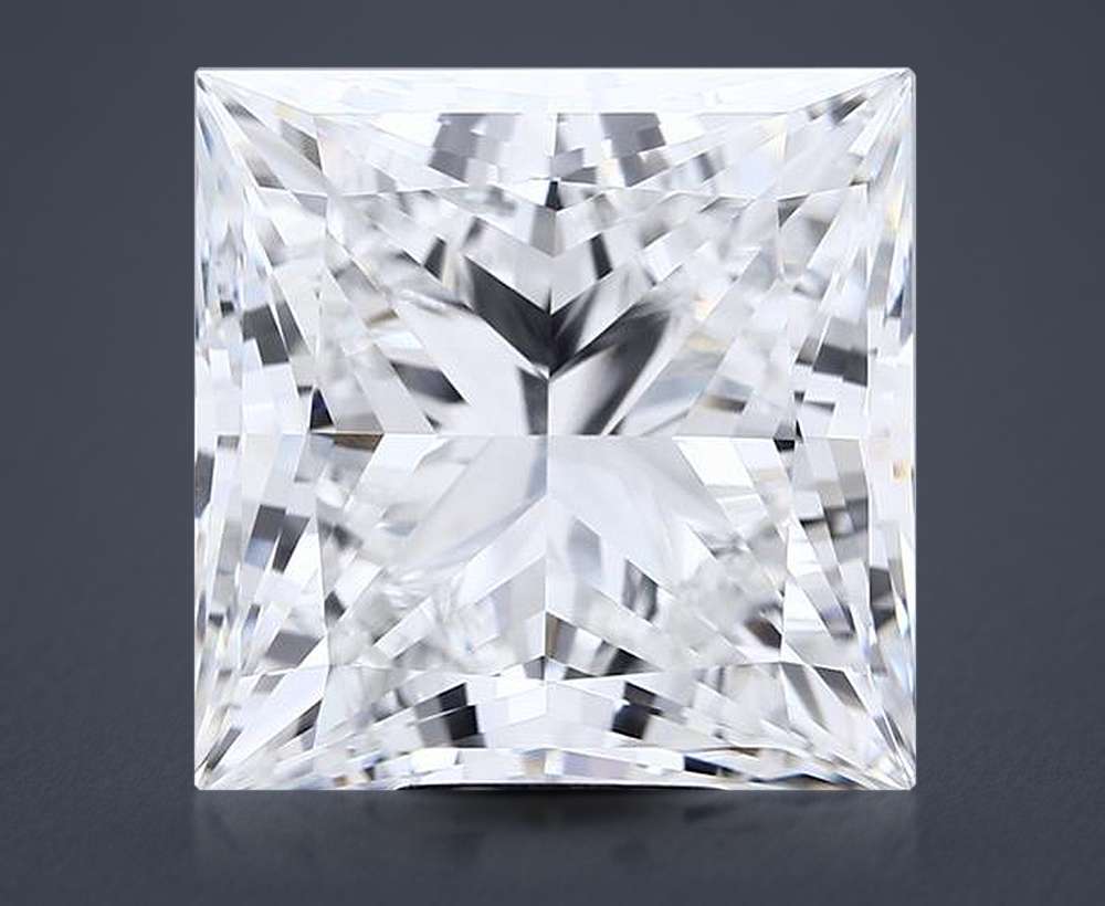 12.00ct D VVS1 Rare Carat Ideal Cut Princess Lab Grown Diamond