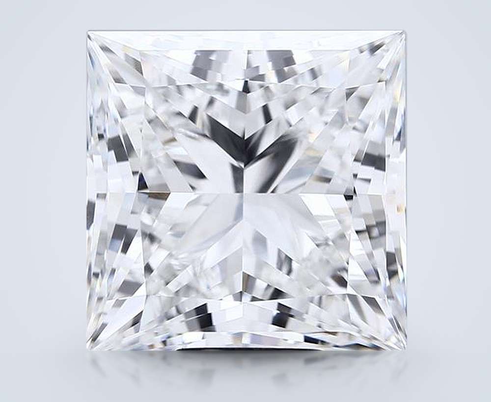 12.00ct D VVS1 Rare Carat Ideal Cut Princess Lab Grown Diamond