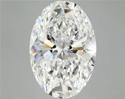 10.15ct F VVS2 Rare Carat Ideal Cut Oval Lab Grown Diamond