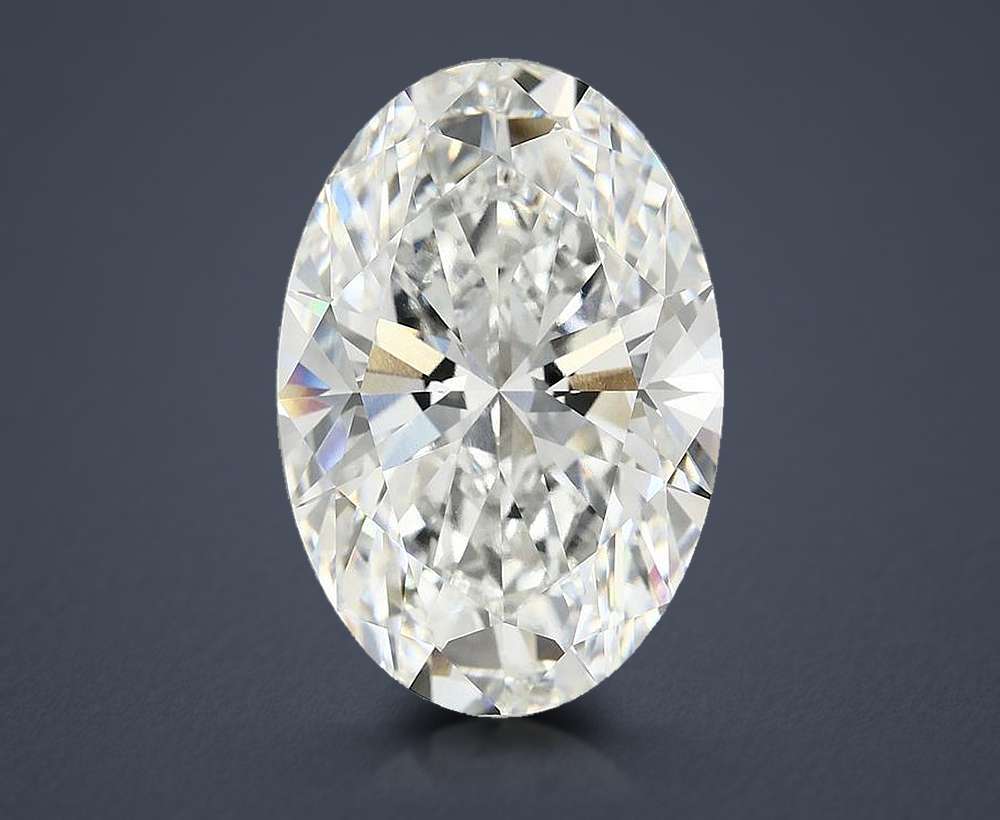 10.15ct F VVS2 Rare Carat Ideal Cut Oval Lab Grown Diamond