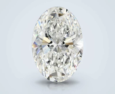 10.15ct F VVS2 Rare Carat Ideal Cut Oval Lab Grown Diamond