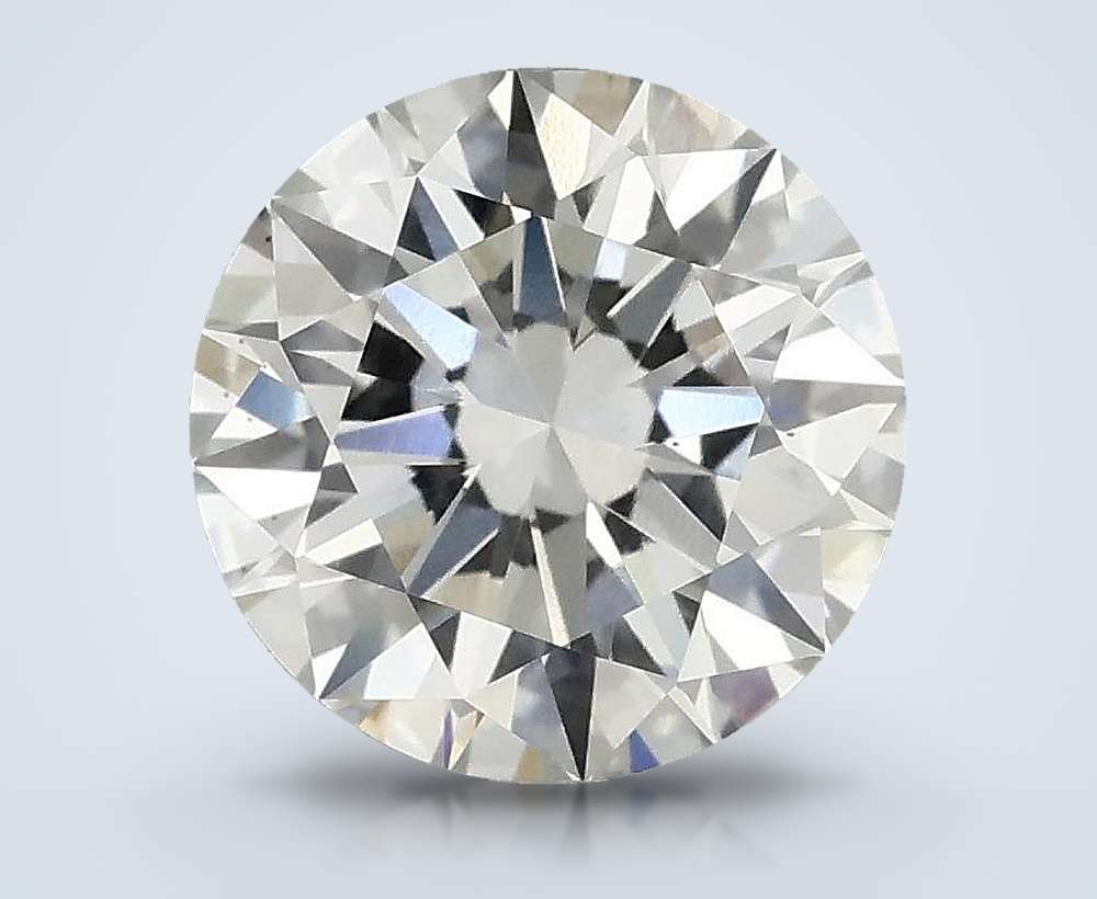 1.54ct F VS2 Rare Carat Ideal Cut Round Lab Grown Diamond